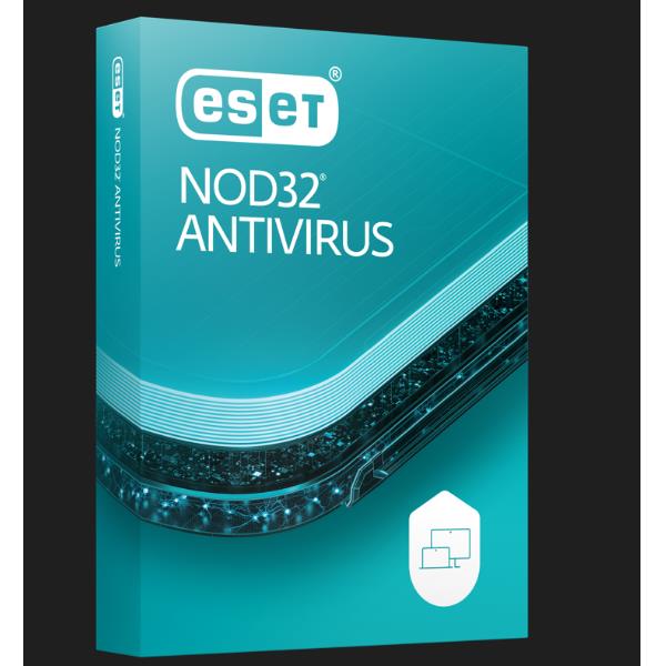 ESET NOD32 ANTIVIRUS 2-2 1Y NEW