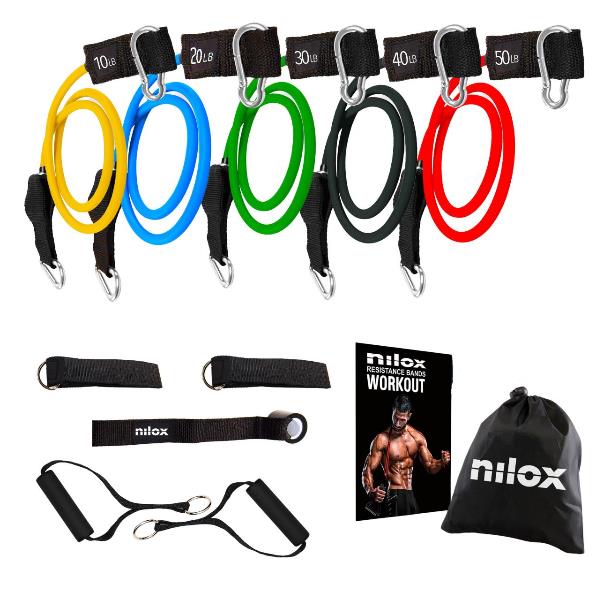 NILOX SET ELASTICI FITNESS