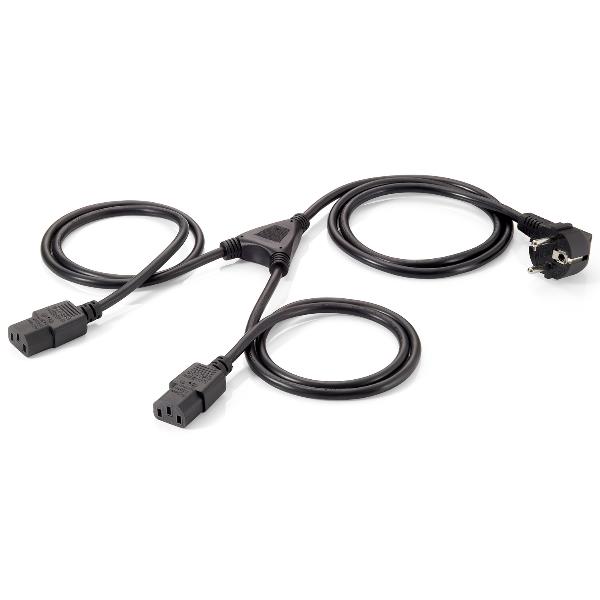 POWER CABLE Y-VERION 2 X IEC C13 TO