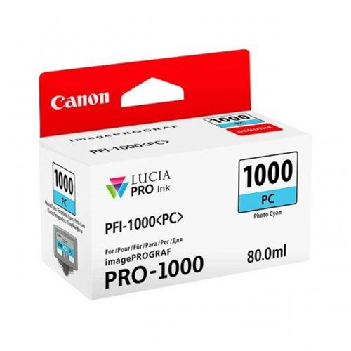 PFI-1000PC FOTO Ciano Cartuccia inchiostro 80ml