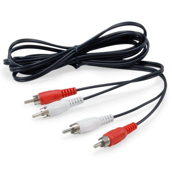 2X RCA MALE TO MALE STEREO AUDIO CA