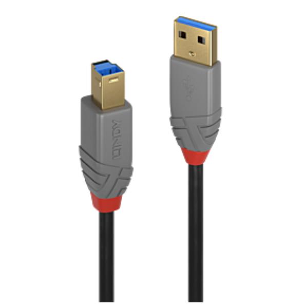 3M USB 3.1 GEN1  KABEL A/B, ANTHRA