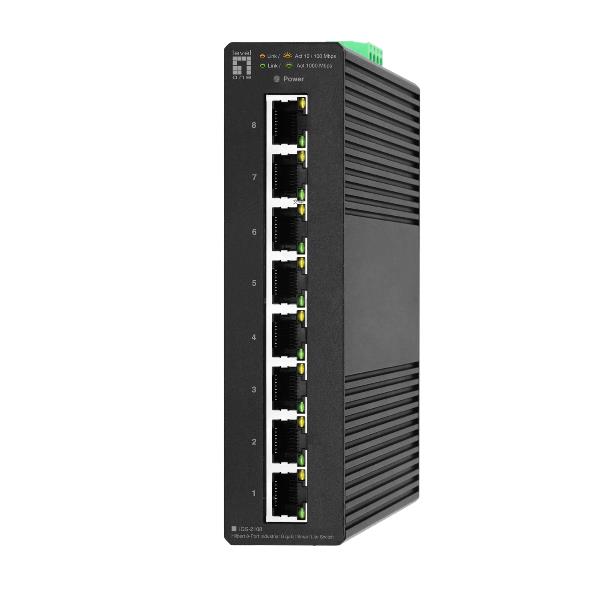 HILBERT 8-PORT INDUST. GBIT