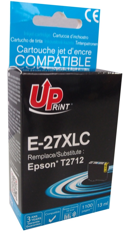 E-27XLXLC per EPSON T2712 T2702 Cartuccia inchiostro ciano 13 ml