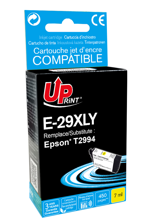 E-29XLY per EPSON T2984 T2994 Cartuccia inchiostro giallo 7 ml