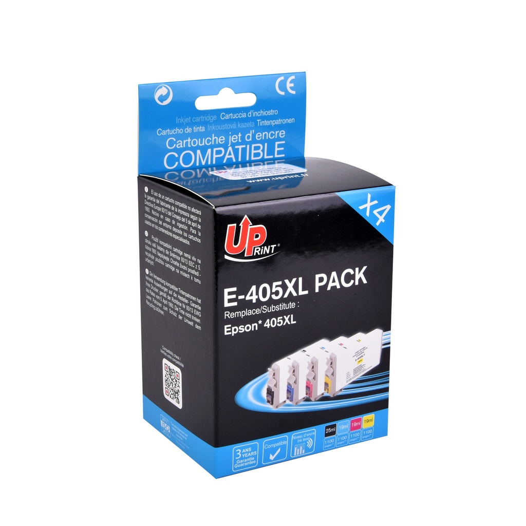 E-405XLPACK Per EPSON 405 MULTIPACK 4 Cartucce nero-ciano-magenta-giallo