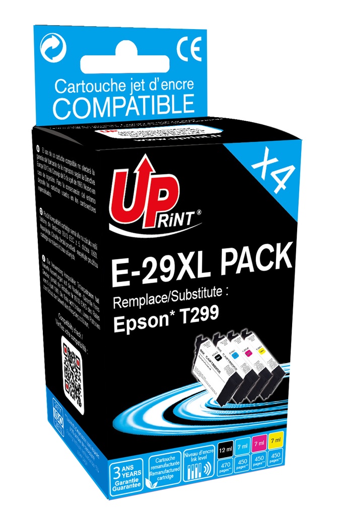 E-29XL PACK per EPSON T2996 Multipack 4 cartucce 1x nero-ciano-magenta-giallo