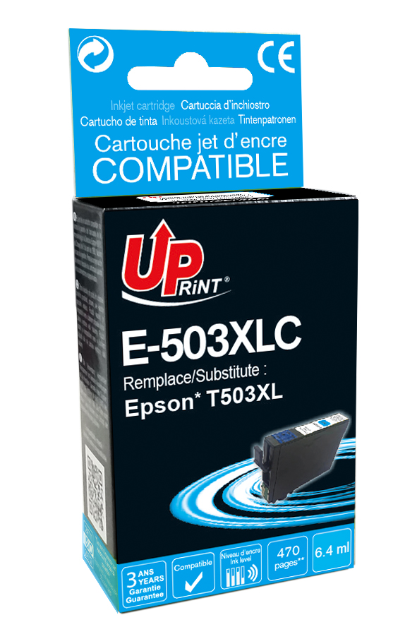 E-503XLC Per EPSON 503 Cartuccia inchiostro ciano 6,4 ml