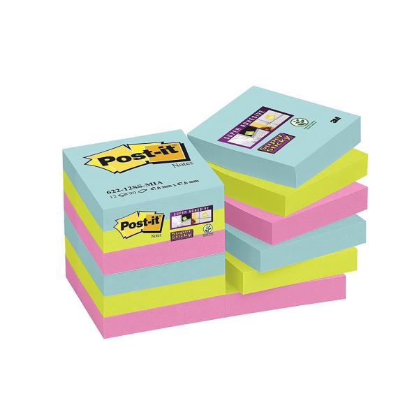 CF12BLOC POST-IT SUPSTIC622-12SS-MI