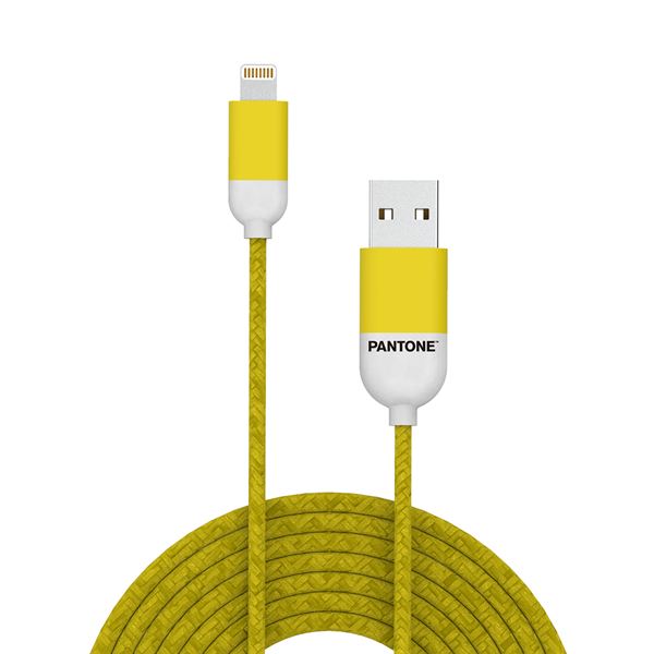 PANTONE LIGHTNING CABLE 1.5MT YELW