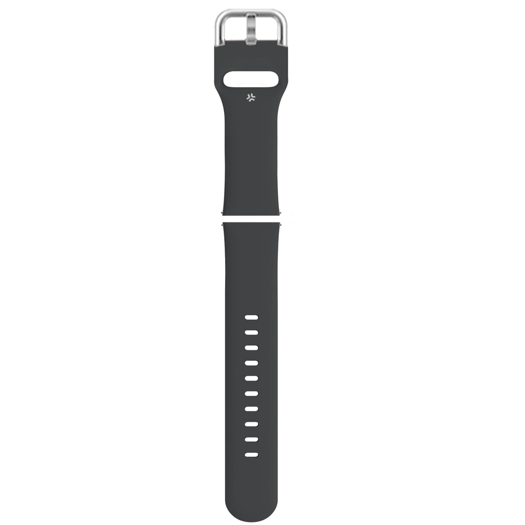 WATCHBAND UNIV 22MM SILIC BK