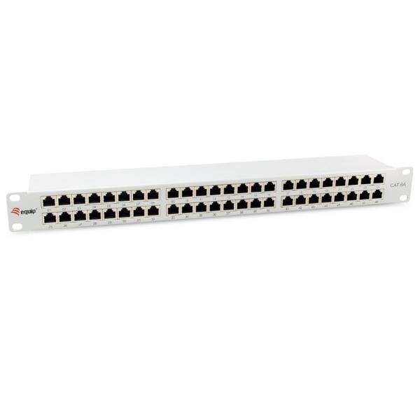 48-PORT CAT.6A SHIELDED PATCH PANEL