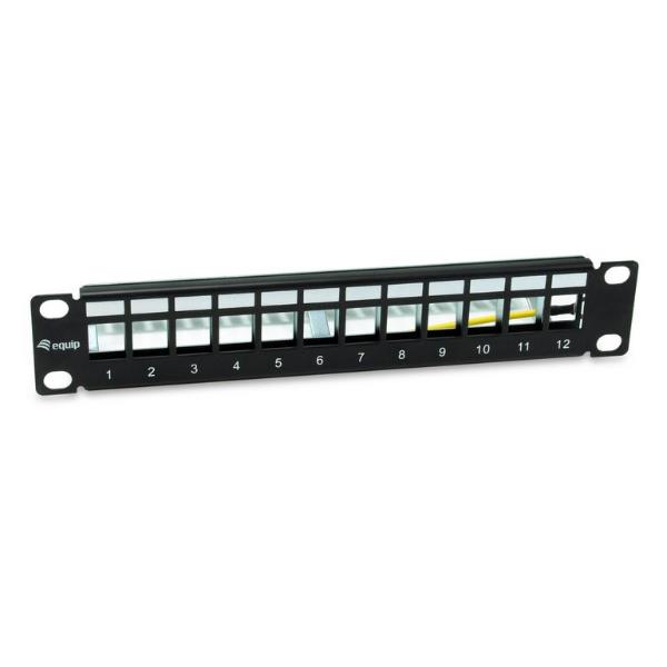 12-PORT KEYSTONE SHIELDED PATCH PAN