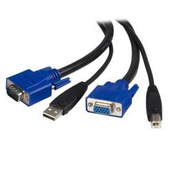 CAVO KVM USB 2 IN 1 DA 3M