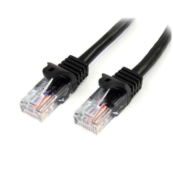 CAVO DI RETE CAT 5E NERO 3M