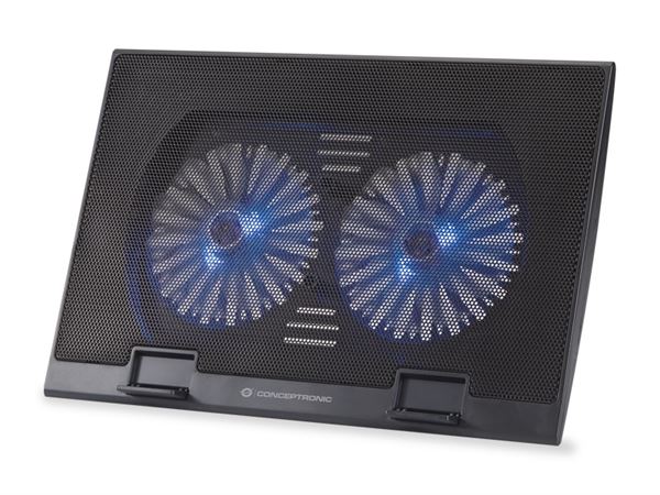 2-FAN LAPTOP COOLING PAD -- SUITABL