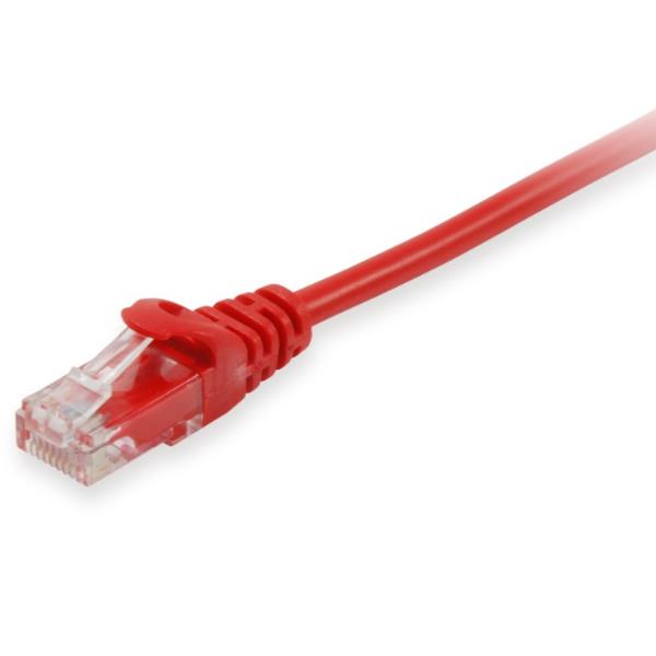 CAT.6A U/UTP PATCH CABLE, 1.0M, RED