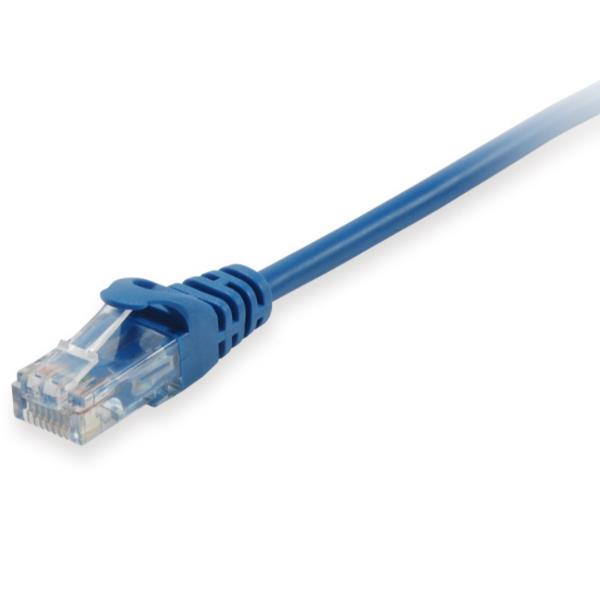 CAT.6A U/UTP PATCH CABLE, 1.0M, BLU