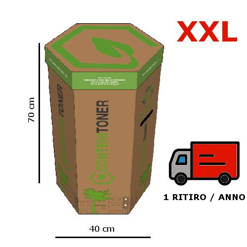 Ricarica XXL 1ritiro anno 40x40x70cm, Valido per 1 Box