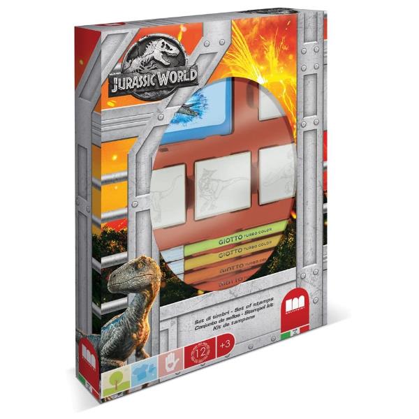 BOX 4 TIMBRI - JURASSIC WORLD