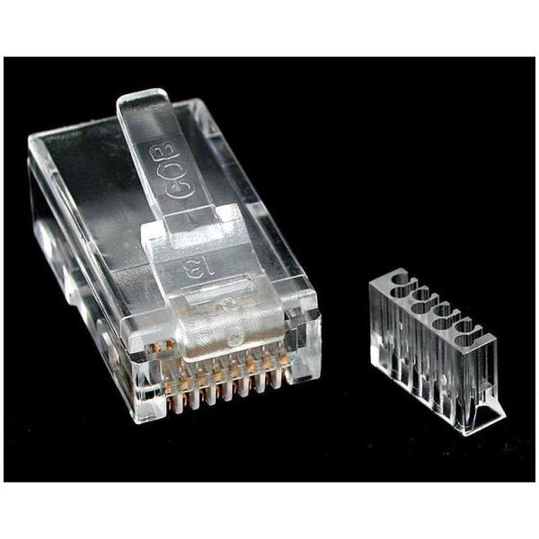 CONNETTORE MODULARE RJ45 CAT6 50PZ.