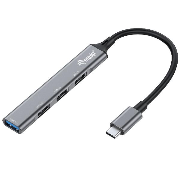 4-PORT USB 3.0/2.0 HUB, USB-C