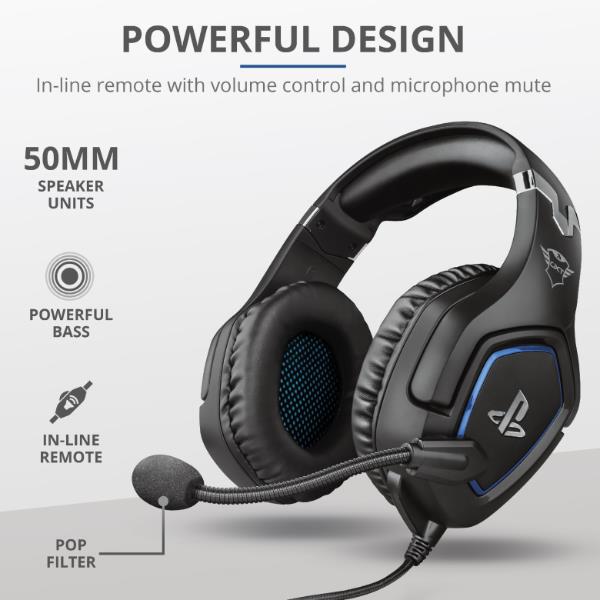 GXT 488 FORZE-G PS4 HEADSET BLACK