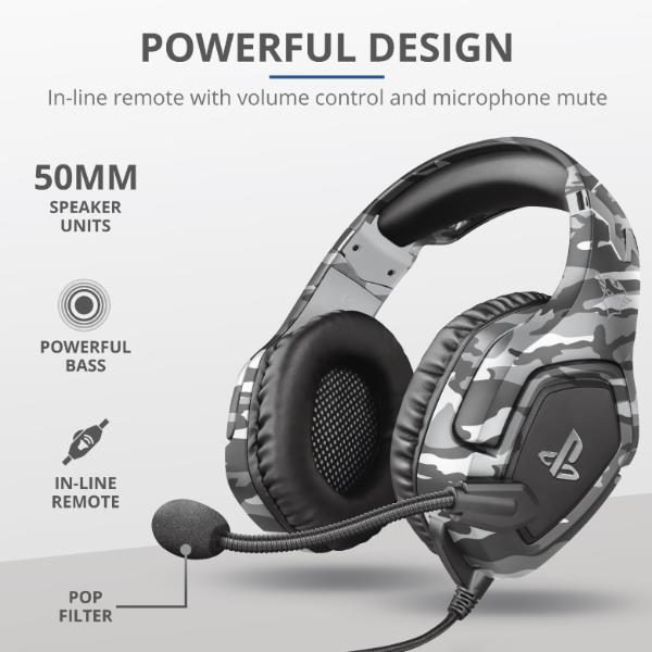 GXT 488 FORZE-G PS4 HEADSET GREY