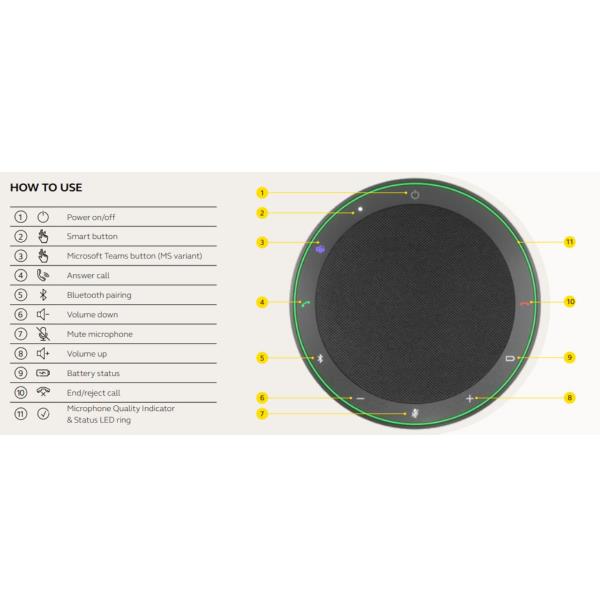 JABRA SPEAK2 55 MS TEAMS