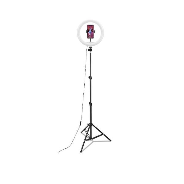 PROFESSIONAL TRIPOD WITH RING LIGHT