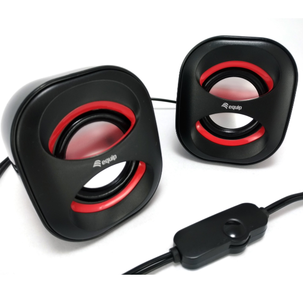 SPEAKER USB 2.0 BLACK WHITE