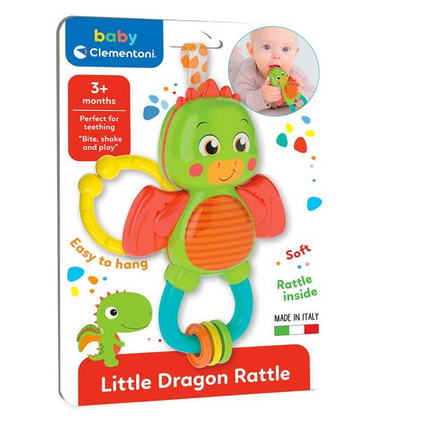 RATTLES TEETHING DINOSAUR