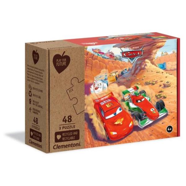 PUZZLE 3X48 PZ CARS 3