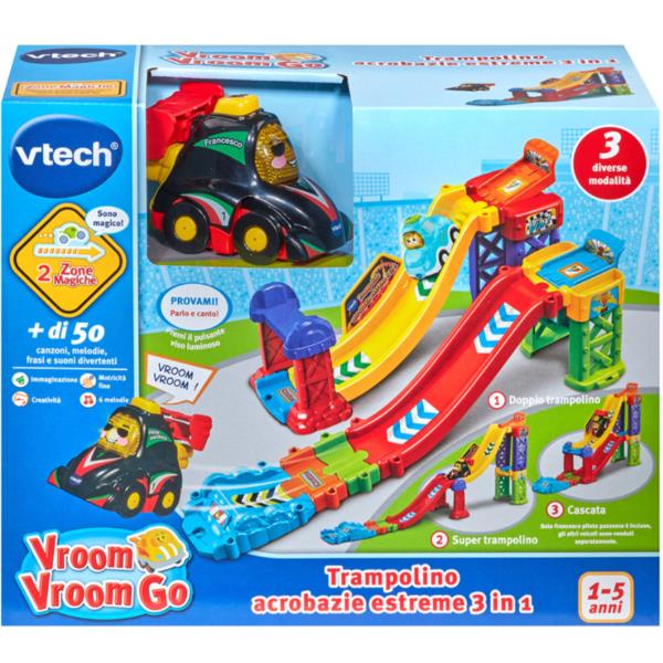 VROOM GO - TRAMPOLINO 3IN1