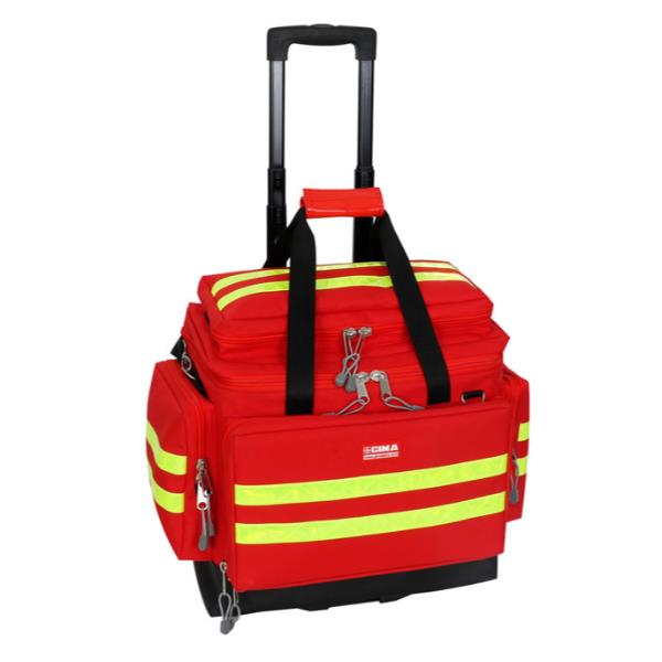 BORSA SMART TROLLEY - MEDIA - ROSSA