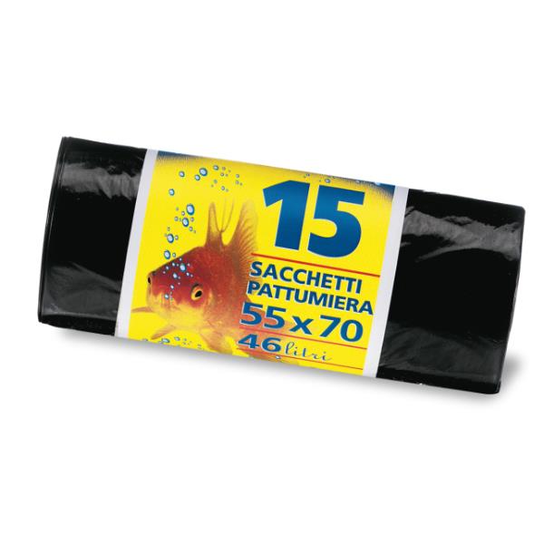 CF15 SACCHI NERO 55X70 - 9 MYC