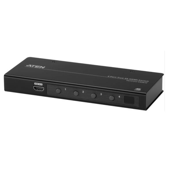 4-PORT TRUE 4K HDMI SWITCH WITH IR