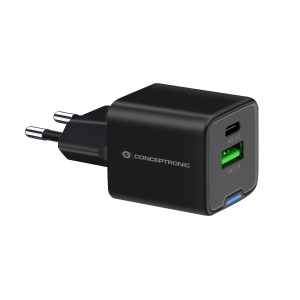 2-PORT 20W GAN USB PD CHARGER, USB