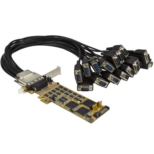 SCHEDA PCIE 16 PORTE DB9 RS232