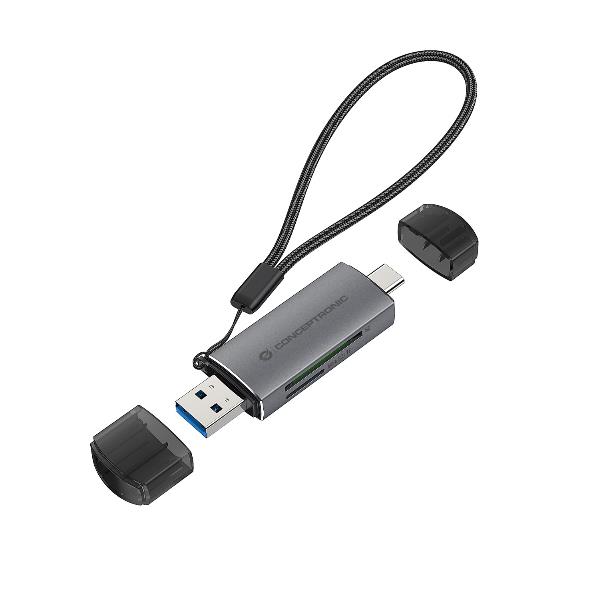 2-IN-1 USB 3.0 DUAL PLUG CARD READ.