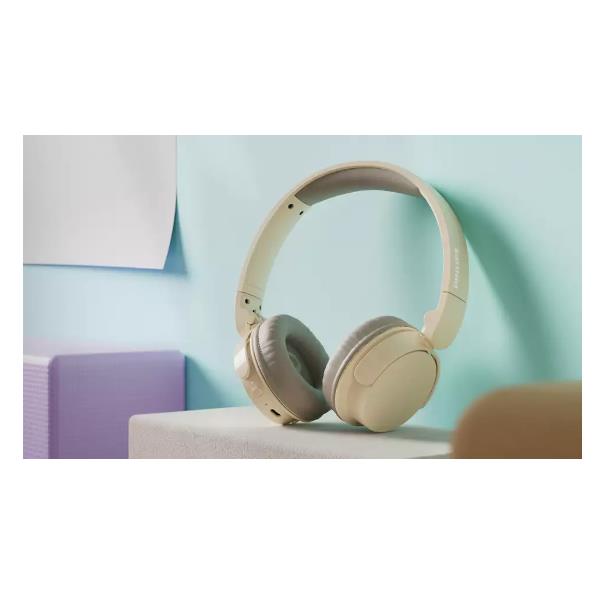 CUFFIA OVER-EAR WIRELESS BEIGE