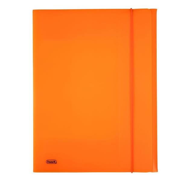 CART. ELASTICO NEON 24X33 ARANCIO