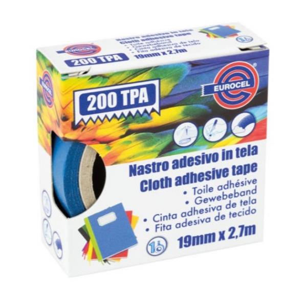 NASTRO TELA TPA200 BLU 19X2.7