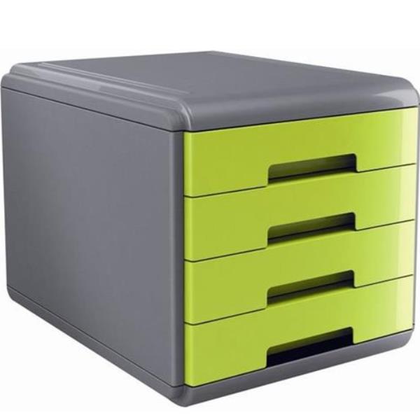 CASSETTIERA MYDESK 4CASSETTI VERDE