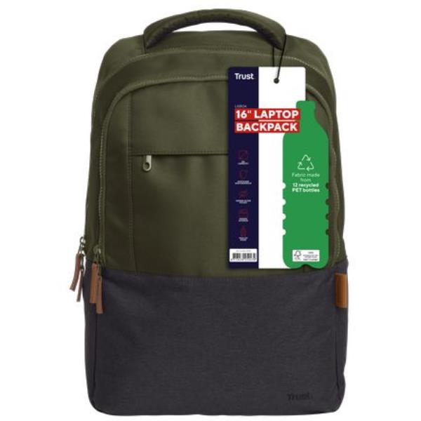 LISBOA 16" BACKPACK - GREEN