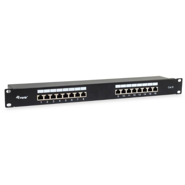 CAT.6 PATCH PANEL 16-PORT 19 INCH 1