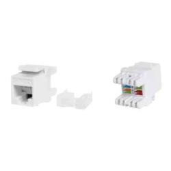 PRESA RJ45U CAT.6 180 GRADI BIAN