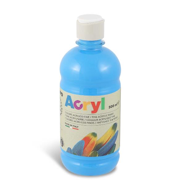 BOTT 500ML TEMP ACRILICA CYAN