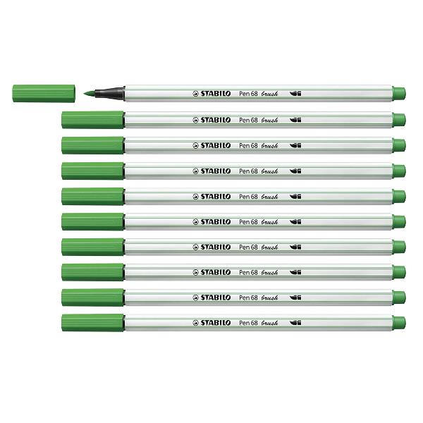 CF10 STABILO PEN 68 BRUSH VERDE