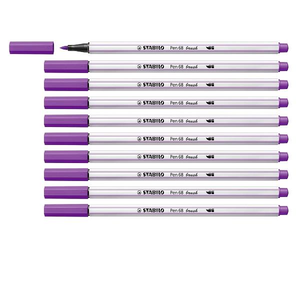 CF10 STABILO PEN68 BRUSH OCRA SCURO